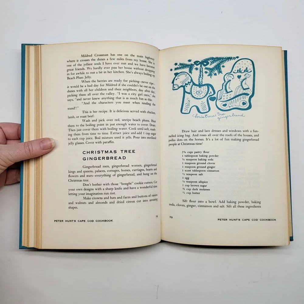Peter Hunt's Cape Cod Cookbook 1962 Vintage‎ New England Cook Book Recipes